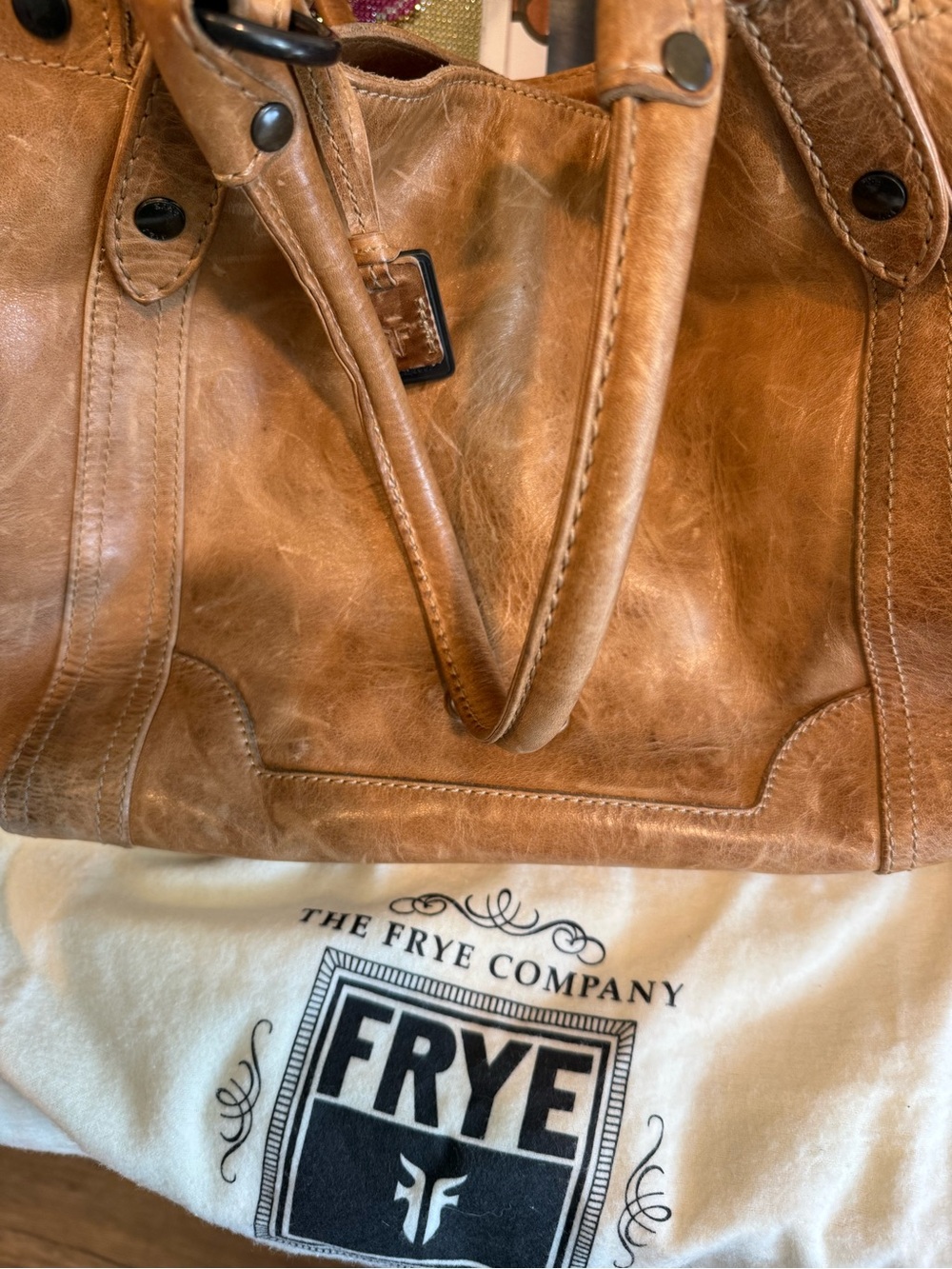 Frye Melissa Leather Shoulder Bag
